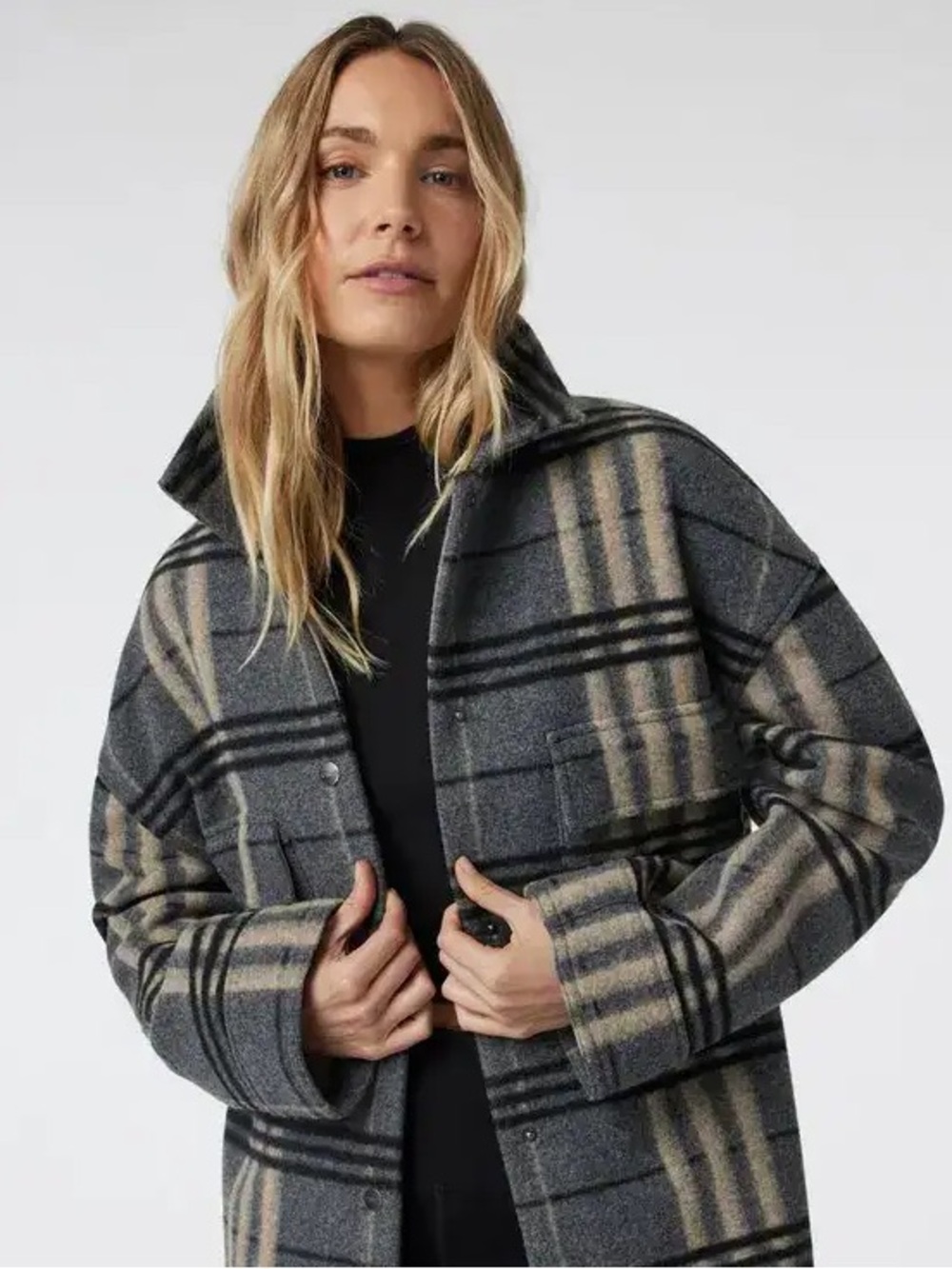 NWT Vuori Ballard Coat in Charcoal | XL